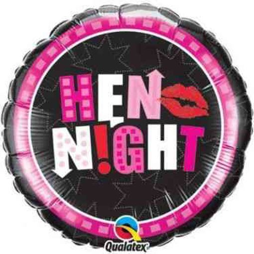 Picture of HEN NIGHT KISSING LIPS FOIL BALLOON 17INCH